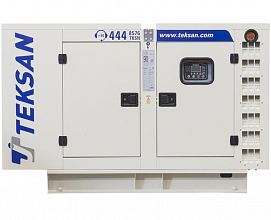 Дизельный генератор Teksan TJ50PE-1 в кожухе — фото 1