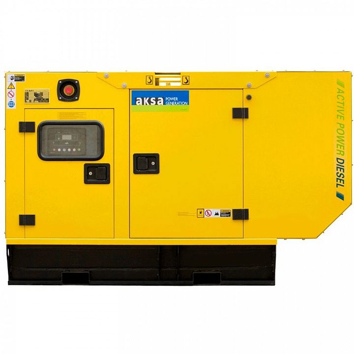 Дизельный генератор Aksa APD-25A в кожухе
