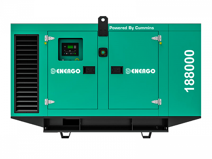 Дизельный генератор Energo AD100-T400C-S в кожухе