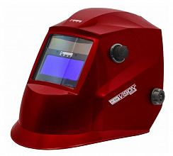 Маска сварщика КЕДР (В РАЗОБР.ВИДЕ) "К-102 PRIME", красная — фото 1