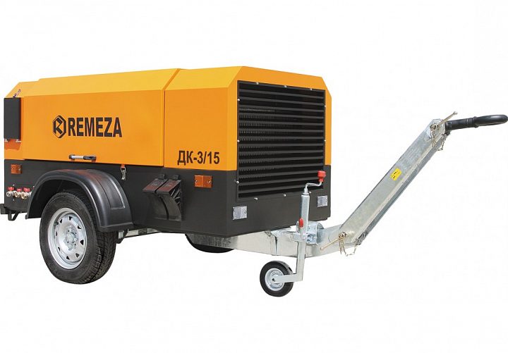 Дизельный компрессор Remeza ДК 3 15ДВ