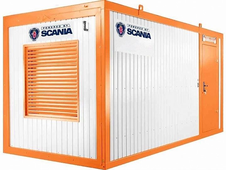 Дизельный генератор Scania GMP 413 в контейнере