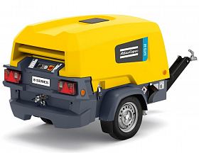 Дизельный компрессор Atlas Copco XATS 68 на шасси — фото 2