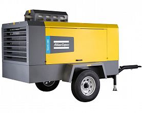 Дизельный компрессор Atlas Copco XAHS 500 на шасси — фото 1
