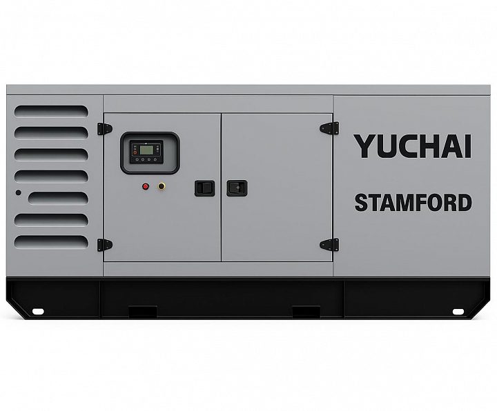 Дизельный генератор Yuchai GMP AY440 в кожухе