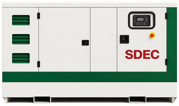 Дизельный генератор SDEC GMP 990SD в кожухе