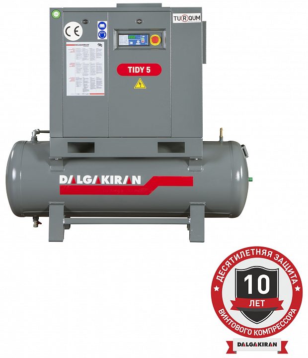 Винтовой компрессор DALGAKIRAN Tidy 3-7,5 200L