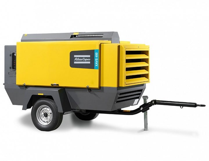 Дизельный компрессор Atlas Copco XAVS 450 на шасси