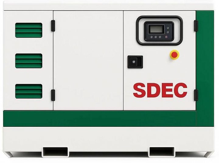 Дизельный генератор SDEC GMP 55SD в кожухе