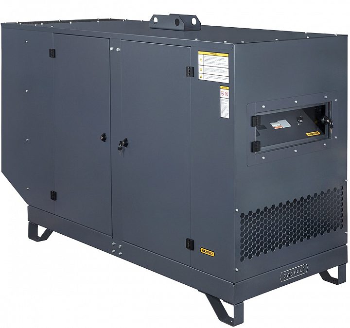Газовый генератор Gazvolt 100T21 в кожухе с АВР