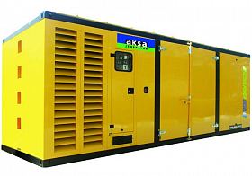 Дизельный генератор Aksa AC-1100 в кожухе — фото 1