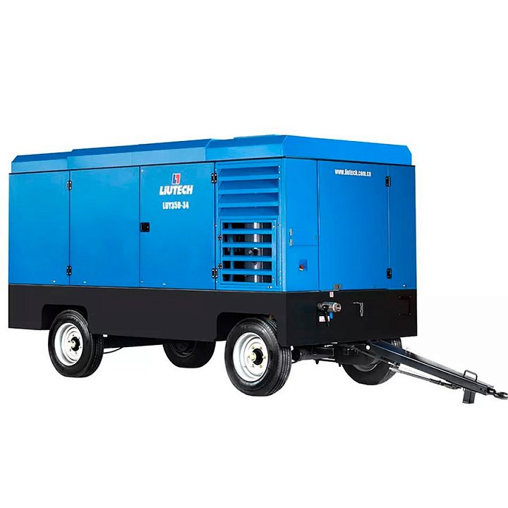 Дизельный компрессор LIUTECH LUY390-25 на шасси