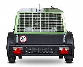 Дизельный компрессор Atmos PDP 28 7 регул с тормозом — фото 7