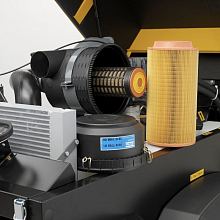 Дизельный компрессор Atlas Copco XAHS 37 DD на шасси — фото 4