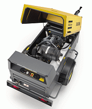 Дизельный компрессор Atlas Copco XAHS 107 KD COM3 на шасси — фото 3