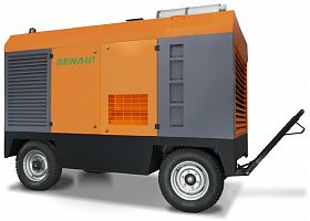 Дизельный компрессор Denair DACY-7/7 (на шасси) — фото 1