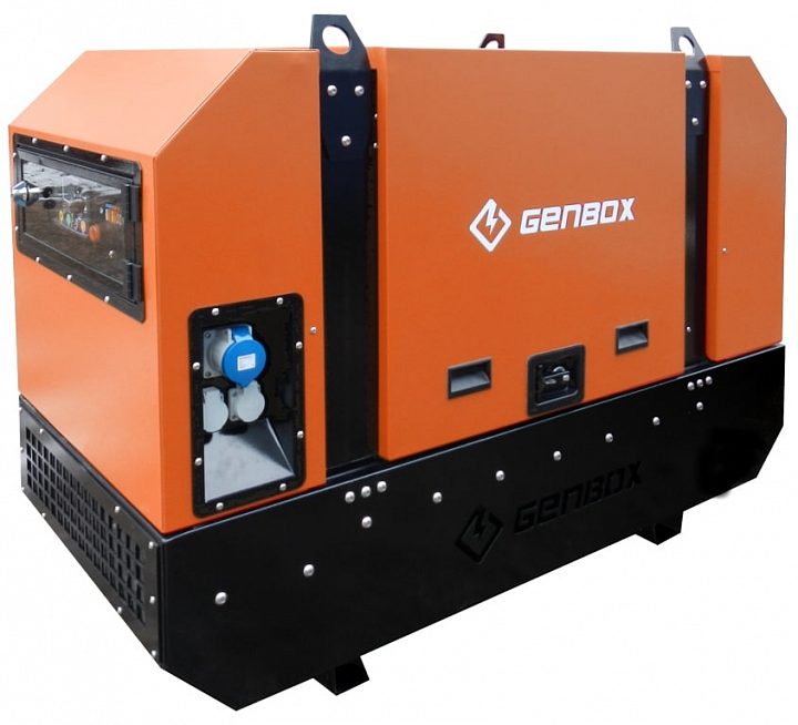 Дизельный генератор GENBOX JD144 в кожухе