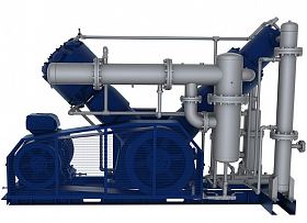 Безмасляный дожимной компрессор Dalgakiran PET MASTER 180 VSD — фото 3