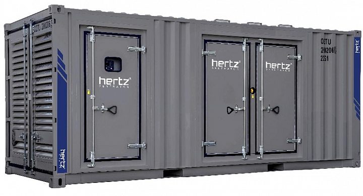 Дизельный генератор Hertz HG 1400 BC в кожухе