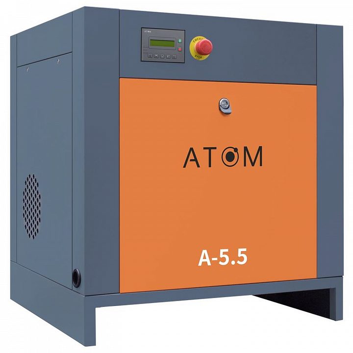 Винтовой компрессор ATOM А-5.5E 8